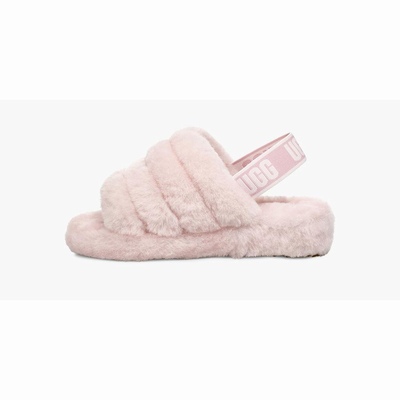 Chinelos UGG Fluff Yeah Mulher Cinzentas Rosa | PT-TOLKF